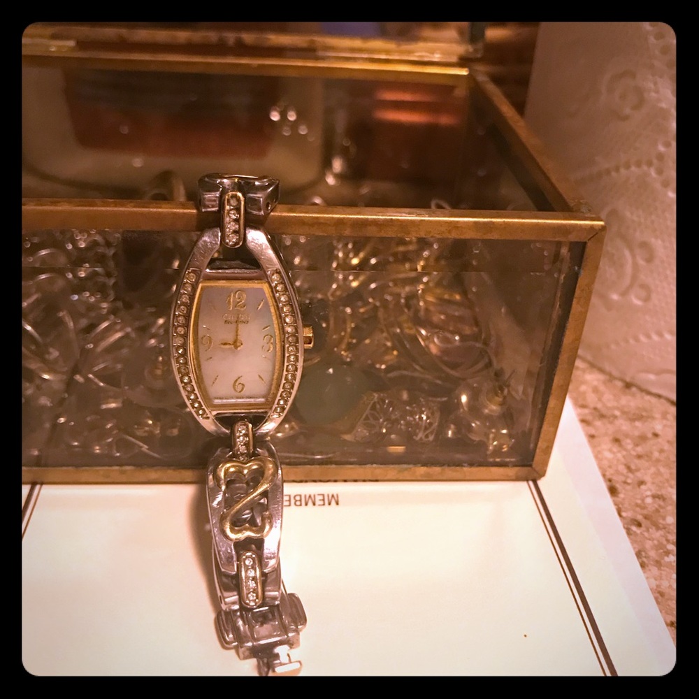 Jane Seymour Open Hearts Diamond Watch